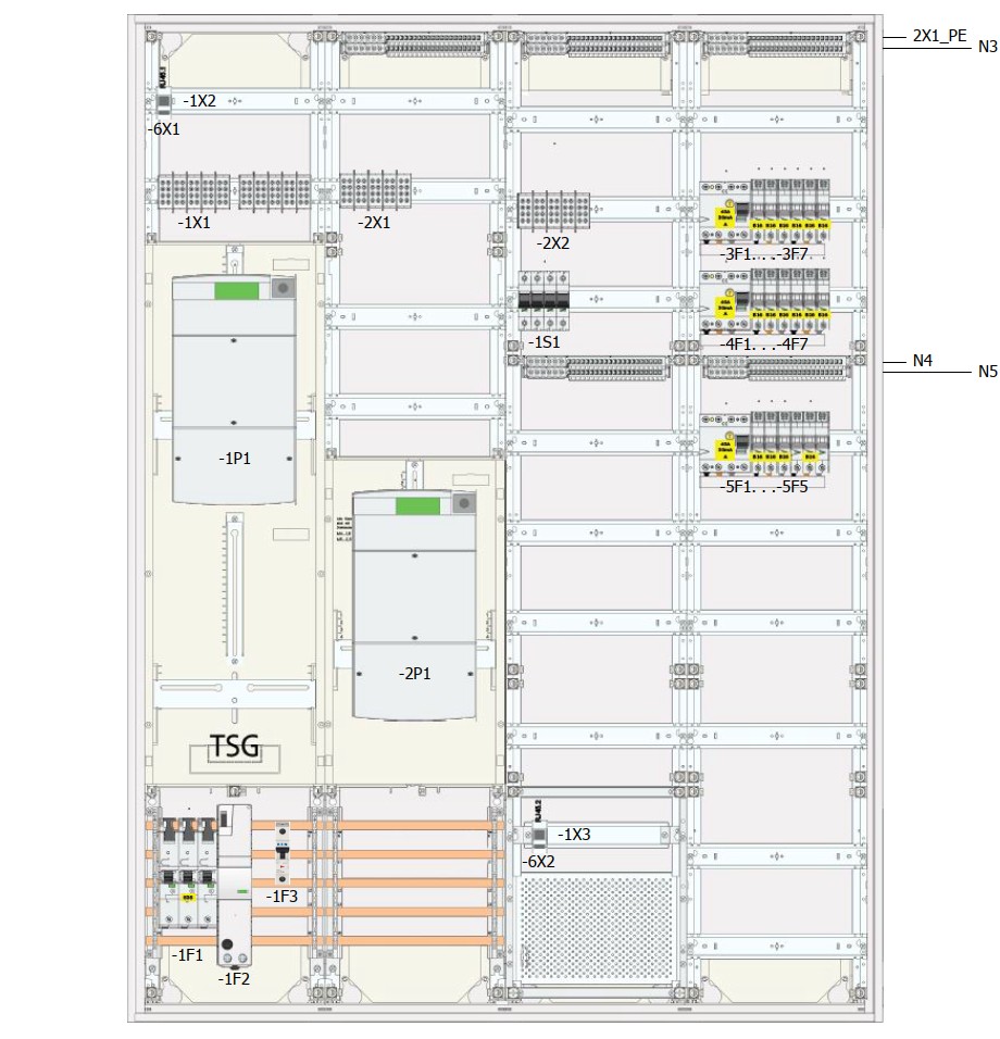 Eaton 3-Punkt Zählerschrank (MK8) xEnergy Main Pre-Wire, 400
