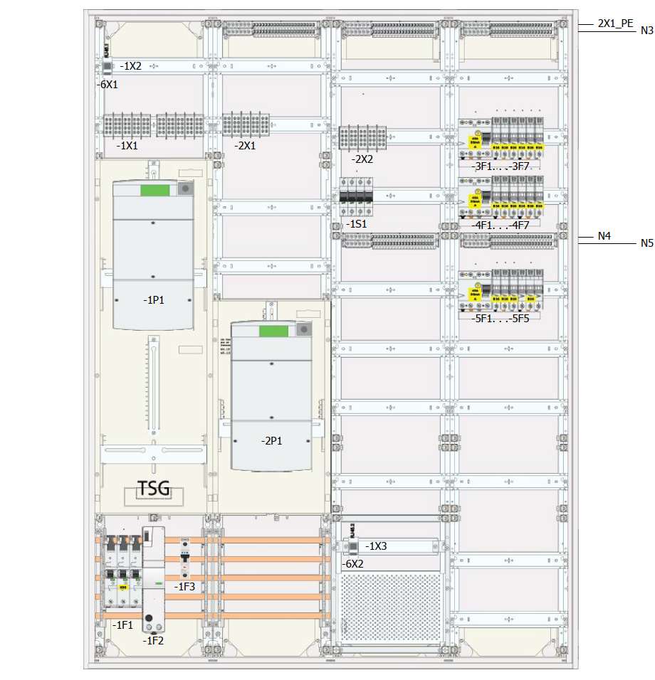 Eaton 3-Punkt Zählerschrank (MK8) xEnergy Main Pre-Wire, 400