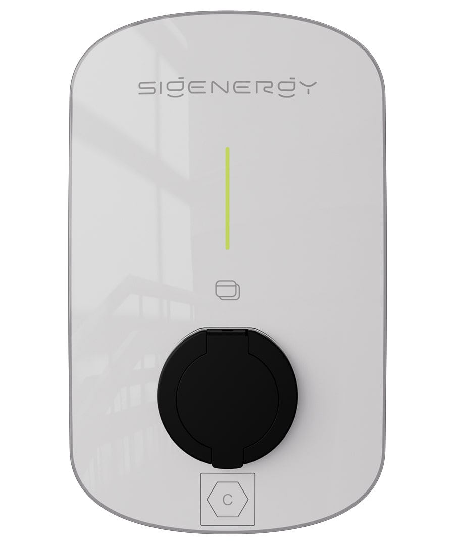Sigen EV AC Charger 11 kW, 4G, Typ-2 mit Shutter, Weiß Sigen EV AC Charger 11 kW, 4G, Typ-2 mit Shutter, Weiß