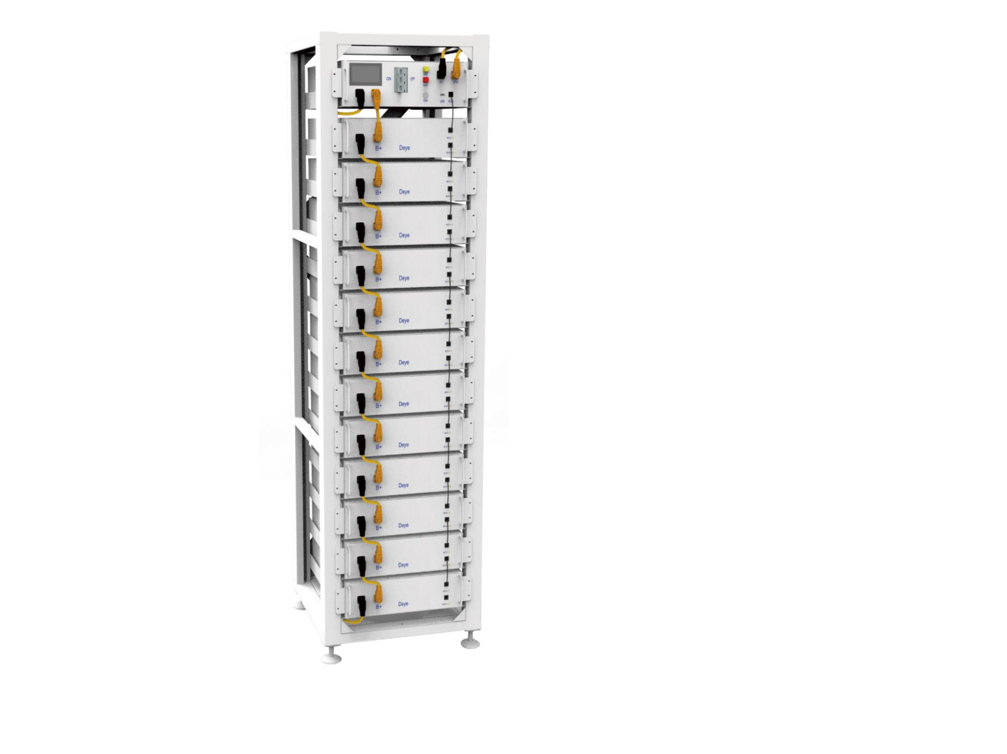 Deye Rack für 12 BOS-GM5.1 & Pro Batterien HV 3U-HRack
